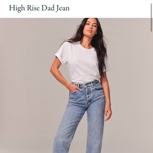 Abercrombie & Fitch High Rise Dad Jeans